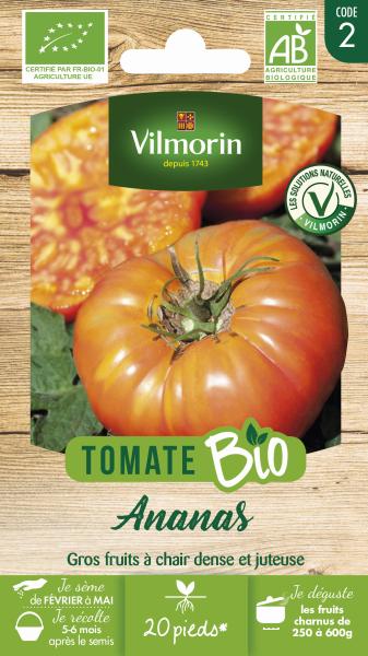 Potagères - Tomate Ananas - BIO - PACKAGING_RECTO
